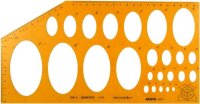 Aristo Ellipsenschablone Isometric DIN 5, 295 x 150 mm,...