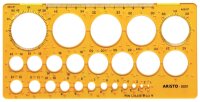 Aristo Kreisschablone 25 Kreise Durchmesser 1-36 mm,...