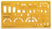 Aristo Architektur-Kombi-Schablone 1:50, 225 x 125 mm,...