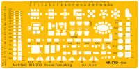 Aristo Möblierungsschablone Architekt 1:200, 175 x...