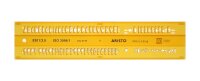 Aristo Schriftschablone gerade 3.5 mm ISO 3098-1/DIN 6776...