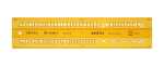 Schriftschablone gerade 3.5 mm, ISO3098-1/DIN 6776,...