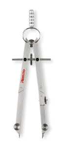 Teilzirkel, 2 Gelenke, Vollmetall, Adapter, Verlängerungsstange, Minen