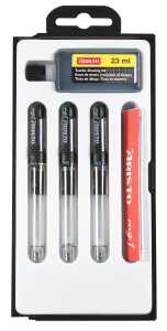 Aristo Tuschefüller mg1 pro Basic 3er-Set, Stärken 0.35/ 0.50/ 0.70 mm