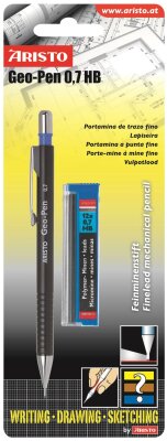 Aristo Feinminenstift Geo-Pen 0,7 mm HB, Ersatzminen, im Blister