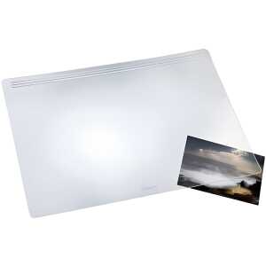 Matton Schreibunterlage transparent glasklar, 40x 60 cm, Kunststoff