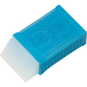 Radierer Läufer Plast L-125 48x24x11 mm, Kunststoff, Manschette