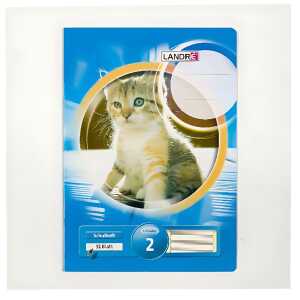 Schulheft A4, 32 Blatt, 80 g/m², Lineatur 2 für alle Ausgangsschriften