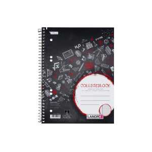 Collegeblöcke 158x210-80 Blatt-kariert -6-fach Lochung-70g/qm