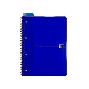 Oxford Office Collegeblock A4 kariert 5 mm, 70 Blatt, 5er-Pack