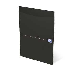 Briefblock "Essentials" A4, liniert 9 mm, 50 Blatt, black / schwarz
