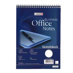 Spiralnotizblock "Office" A5, 40 Blatt, 70 g/m², Lineatur 21