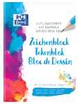 OXFORD Schule Zeichenblock A3, 20 Blatt, blanko, 120...