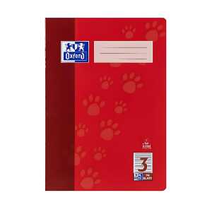 OXFORD Schule Schulheft A4, 32 Blatt, Lineatur 3, Optik Paper®