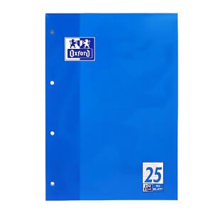 Schulblock A4, kopfgeleimt, 50 Blatt, Lineatur 25 4fach gelocht