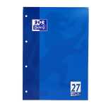 Schulblock A4, kopfgeleimt, 50 Blatt, Lineatur 27 4fach...