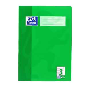 OXFORD Schule Schulheft A4, 16 Blatt, Lineatur 3 mit Rand rechts