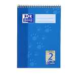 OXFORD Schule Schulblock A5, mit Kopfspirale, 40 Blatt,...