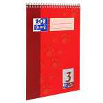 OXFORD Schule Schulblock A5, mit Kopfspirale, 40 Blatt,...