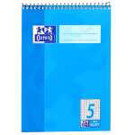 Schulblock A5, mit Kopfspirale, 40 Blatt, Lineatur 5