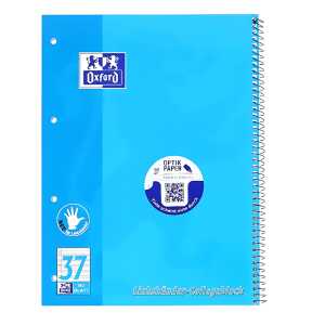 OXFORD Schule Collegeblock A4+ für Linkshänder, 80 Blatt, liniert