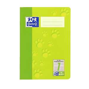 OXFORD Schule Schulheft A5, 16 Blatt, Lineatur 1, Optik Paper®