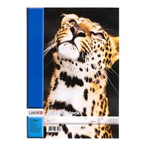 Zeichenblock perforiert, A4, 10 Blatt, 100 g/m², 4 Tier-Motive sort