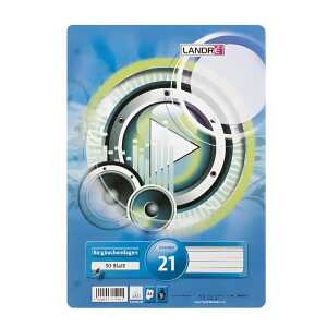 LANDRÉ Ringbucheinlagen A4-50 Blatt-Lineatur 21-70g/qm