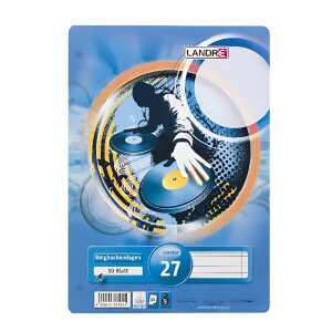 Ringbucheinlagen A4, 50 Blatt, 70 g/m², 4fach gelocht, Lineatur 27