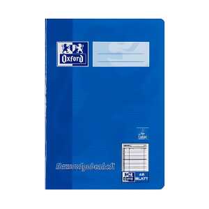 OXFORD Schule Hausaufgabenheft A5, 48 Blatt, Sonderlineatur