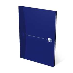 Office Buch "Essentials" A4, liniert 7 mm, 96 Blatt, 5er blau