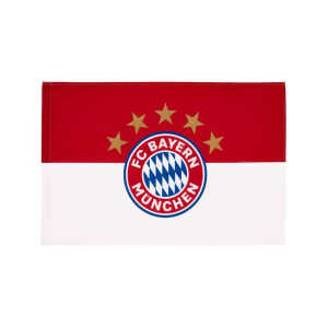 Fahne Logo 90x60cm rot/weiss FCBAYERN 28327