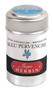 Herbin Dose mit 6 Patronen - Hellblau