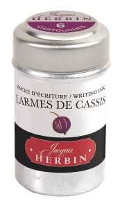 Herbin Dose mit 6 Patronen - Cassis