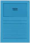 Sichtmappen Ordo classico blau, 120g, 100 Stück, Sichtfenster u Linien