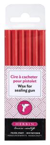 Herbin Siegellack Box 6Stg rot