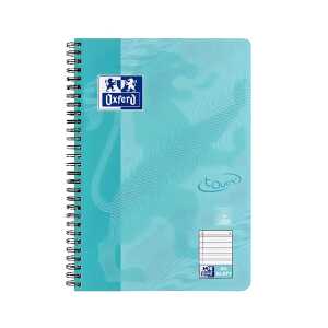 Oxford Touch Collegeblock B5 liniert aqua, 80 Blatt