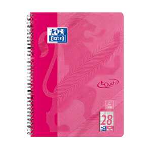 Oxford Touch Collegeblock A4+ L.28 rosa, 80 Blatt Optik Paper,