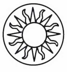 Herbin Siegel, rd Holzgr, Sonne