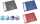 Schreibunterlage Durella D1 blau 52x65cm, Seitentasche u. Kalender