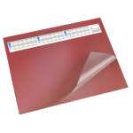 Schreibunterlage Durella DS rot 52x65cm, Vollsichtfolie...
