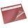 Schreibunterlage Durella DS rot 52x65cm, Vollsichtfolie u. Kalender