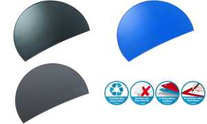 Schreibunterlage Durella Rondo graphit 73,5x48,2cm