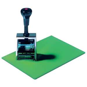 Stempelunterlage Kautschuck, 23x17x0,5cm