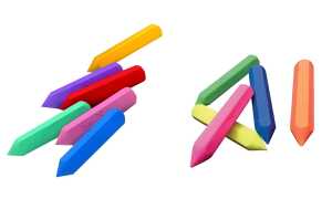 Radierer Läufer Ratzefix Mini Durchmesser 10mm L 75mm bunt 36 Stk