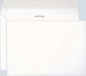 Briefumschlag weiss, C4, 120 g, FSC, Haftklebung, ohne