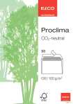 Briefhülle Proclima C6, hochweiß, Haftklebung,...