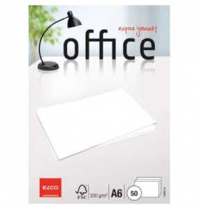 Briefkarte Office A6 weiß ELCO 74451.12 50ST 200g