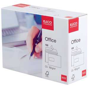 Briefumschlag C5, haftklebend, mit Fenster, 100 g/qm , 100 Stück