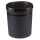 Papierkorb GRIP mit Rand, 18 l, schwarz, 2 Griffmulden, extra stabil